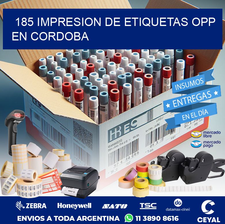 185 IMPRESION DE ETIQUETAS OPP EN CORDOBA