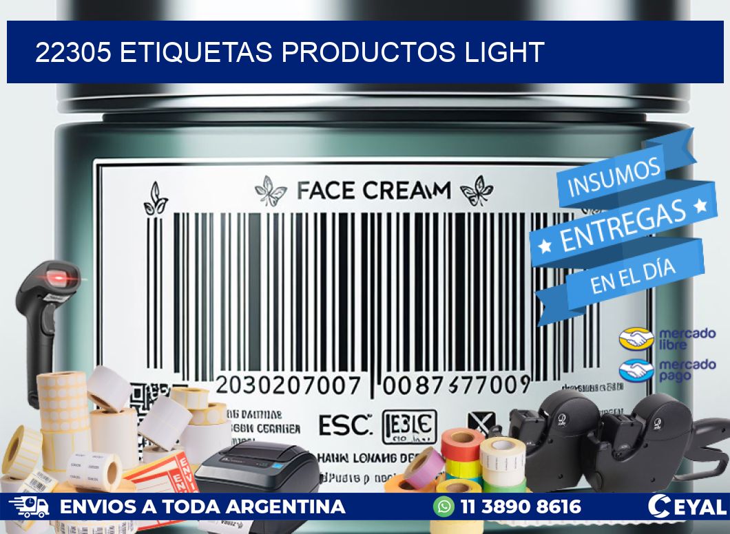 22305 Etiquetas productos light