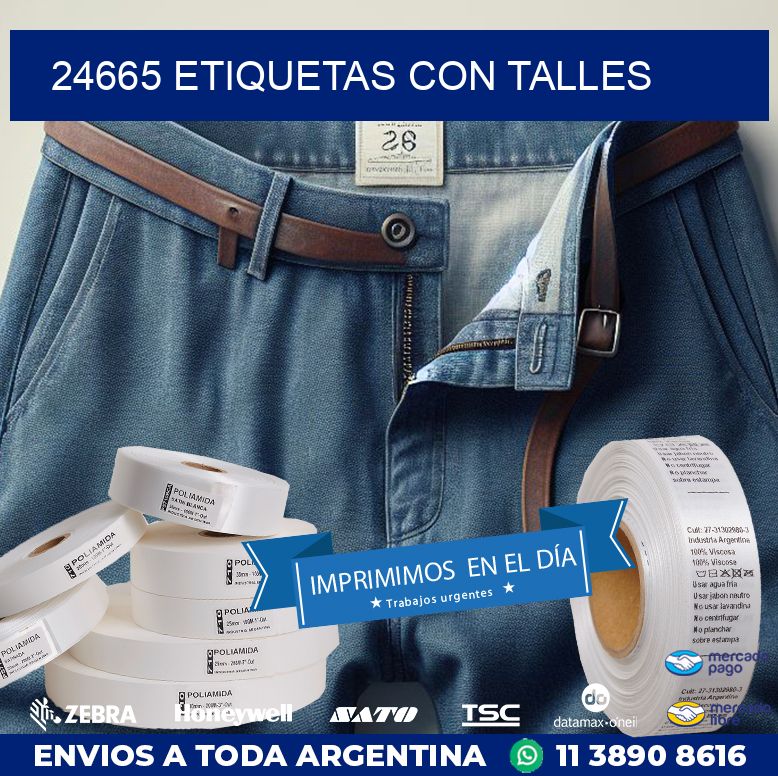 24665 ETIQUETAS CON TALLES