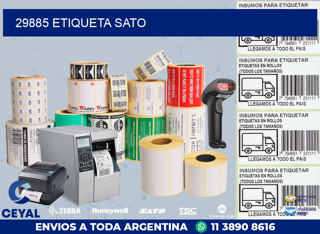 29885 etiqueta sato