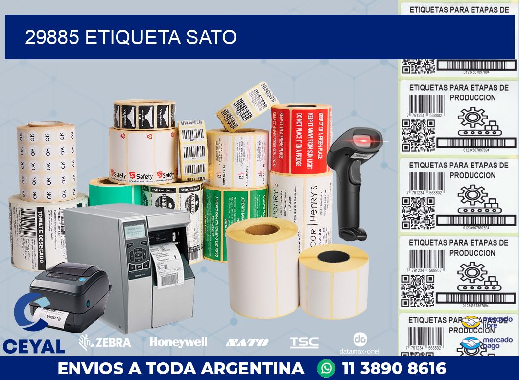 29885 etiqueta sato