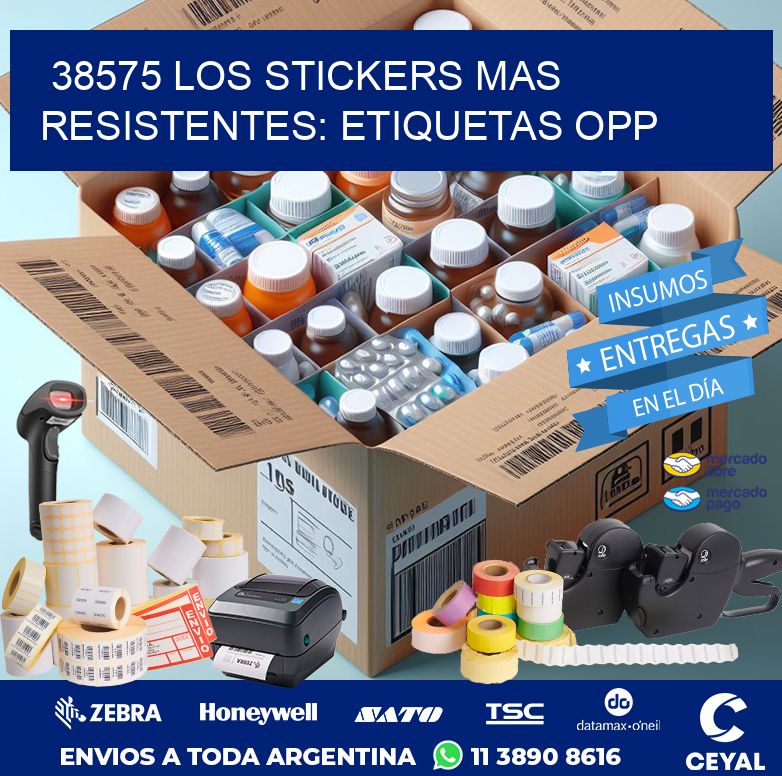 38575 LOS STICKERS MAS RESISTENTES: ETIQUETAS OPP
