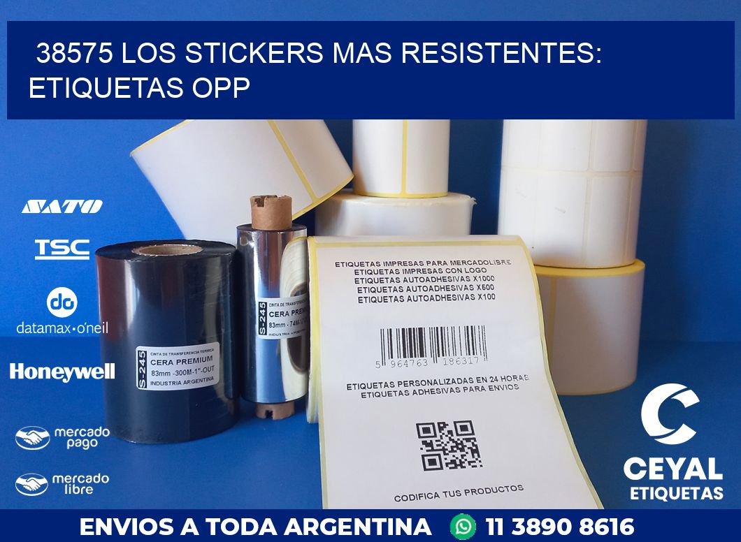 38575 LOS STICKERS MAS RESISTENTES: ETIQUETAS OPP