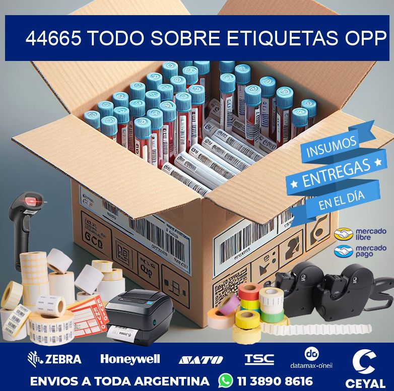 44665 TODO SOBRE ETIQUETAS OPP