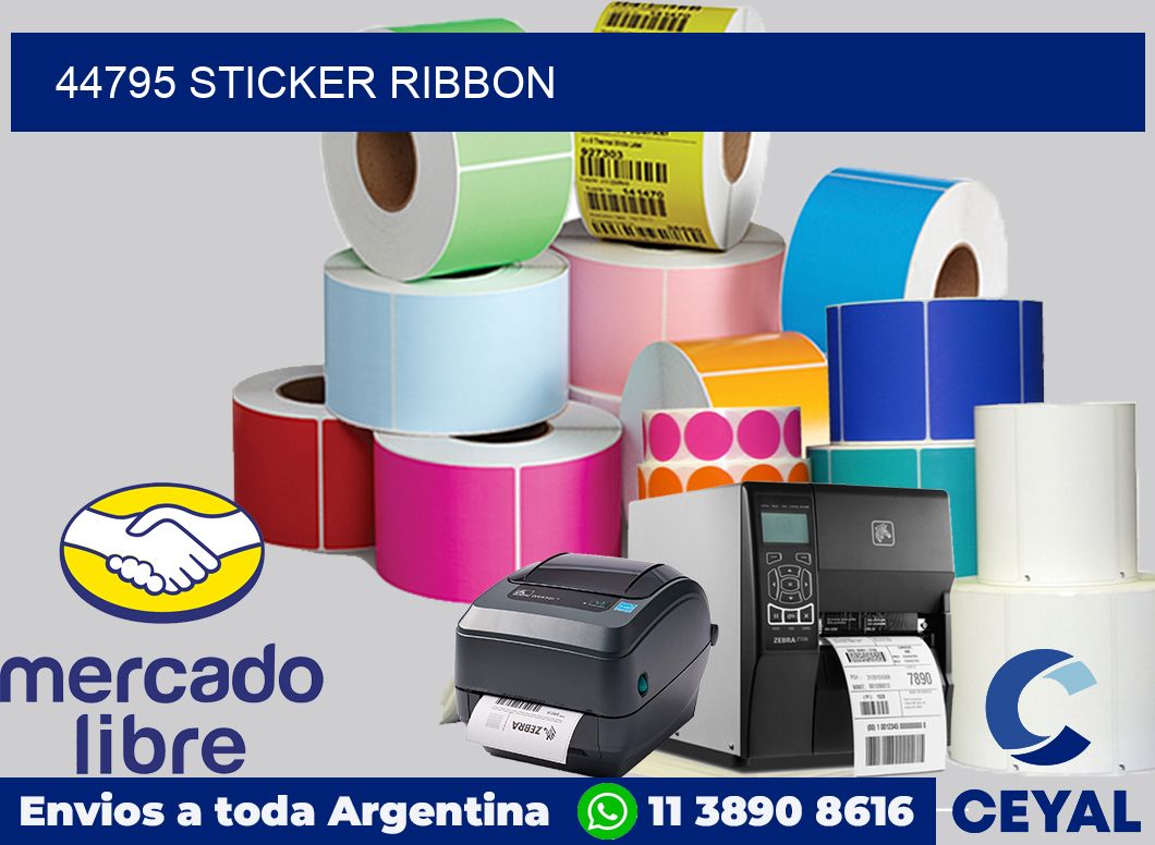 44795 sticker ribbon