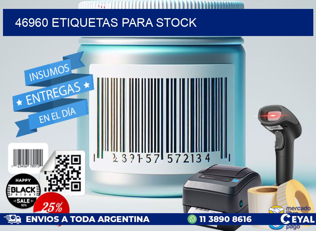 46960 ETIQUETAS PARA STOCK