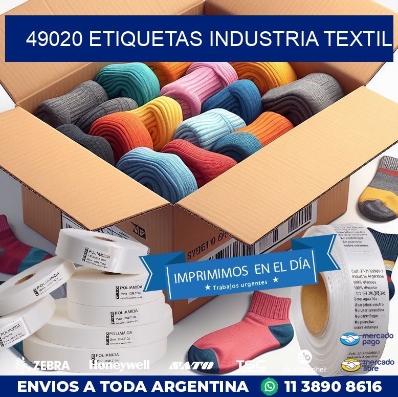 49020 ETIQUETAS INDUSTRIA TEXTIL