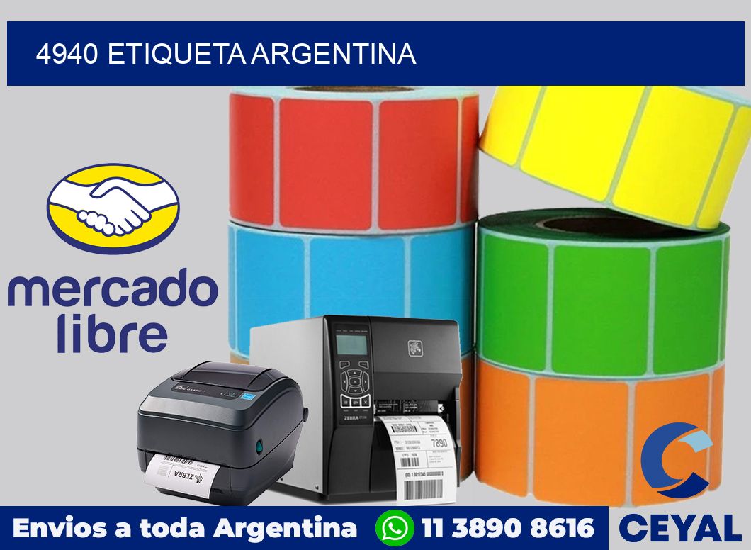 4940 ETIQUETA ARGENTINA