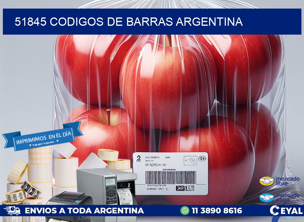51845 CODIGOS DE BARRAS ARGENTINA