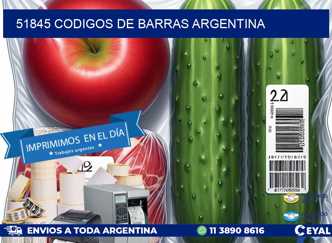 51845 CODIGOS DE BARRAS ARGENTINA