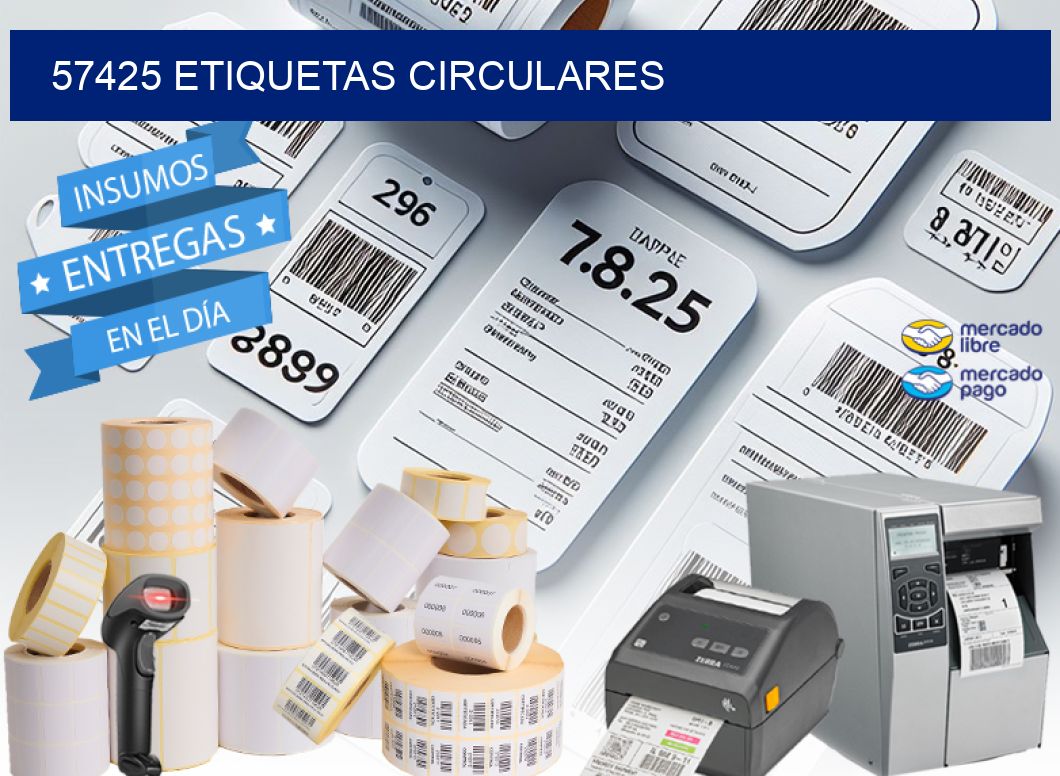 57425 ETIQUETAS CIRCULARES