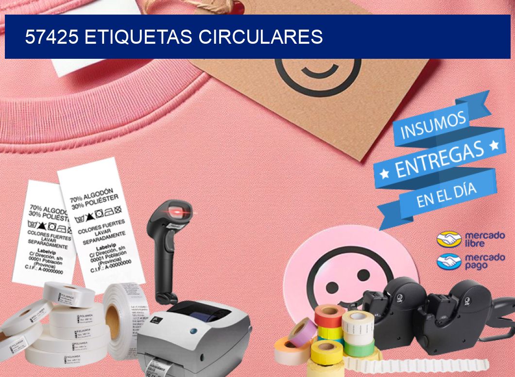 57425 ETIQUETAS CIRCULARES