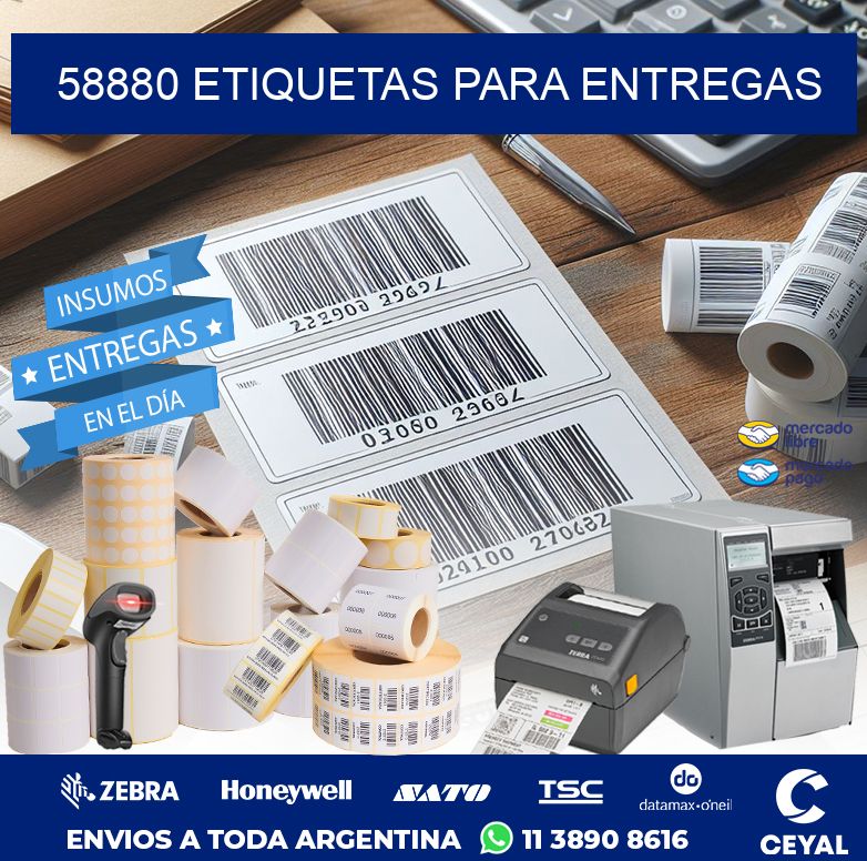 58880 ETIQUETAS PARA ENTREGAS