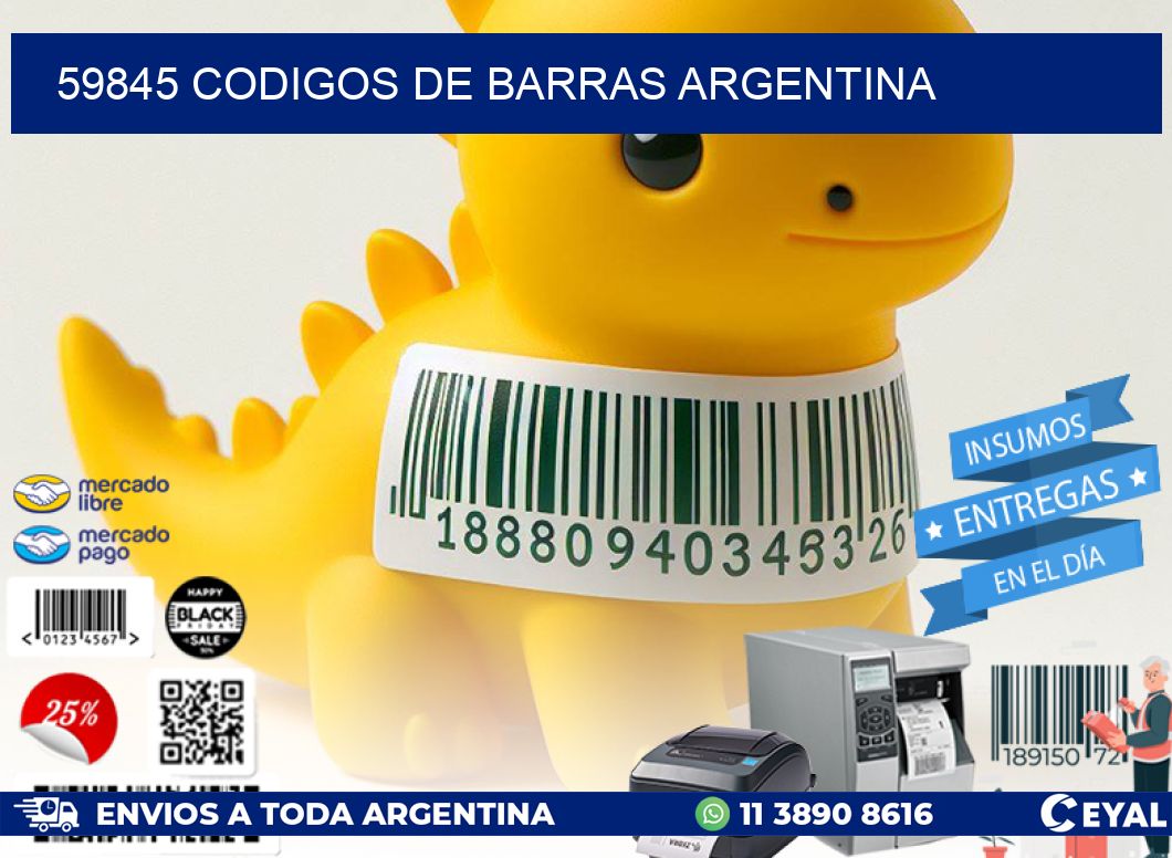 59845 CODIGOS DE BARRAS ARGENTINA