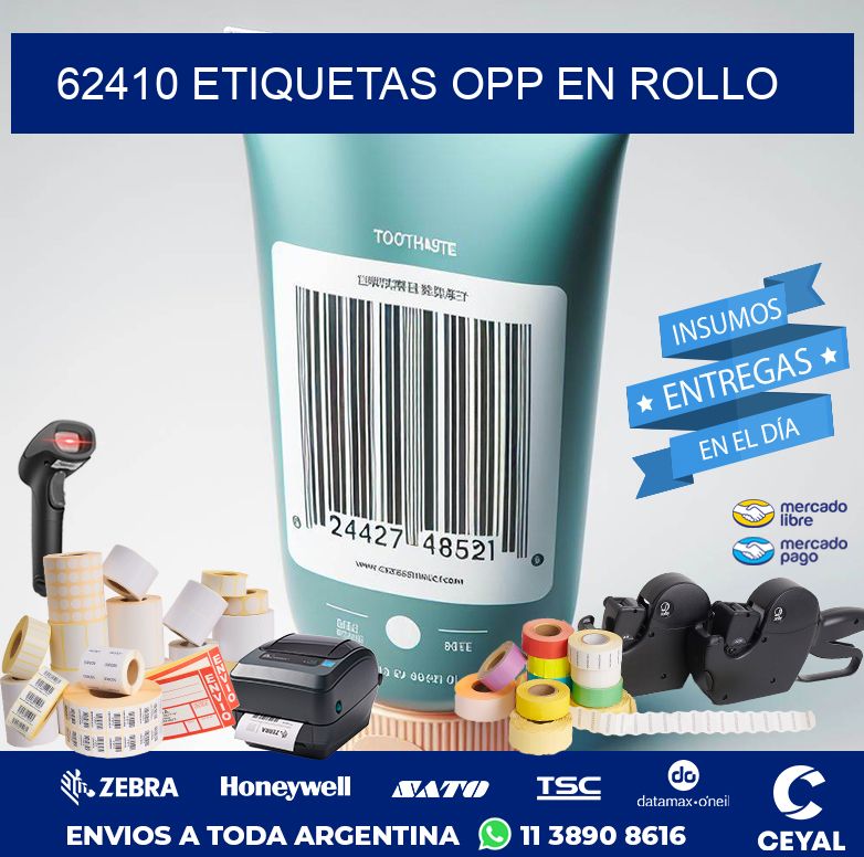 62410 ETIQUETAS OPP EN ROLLO