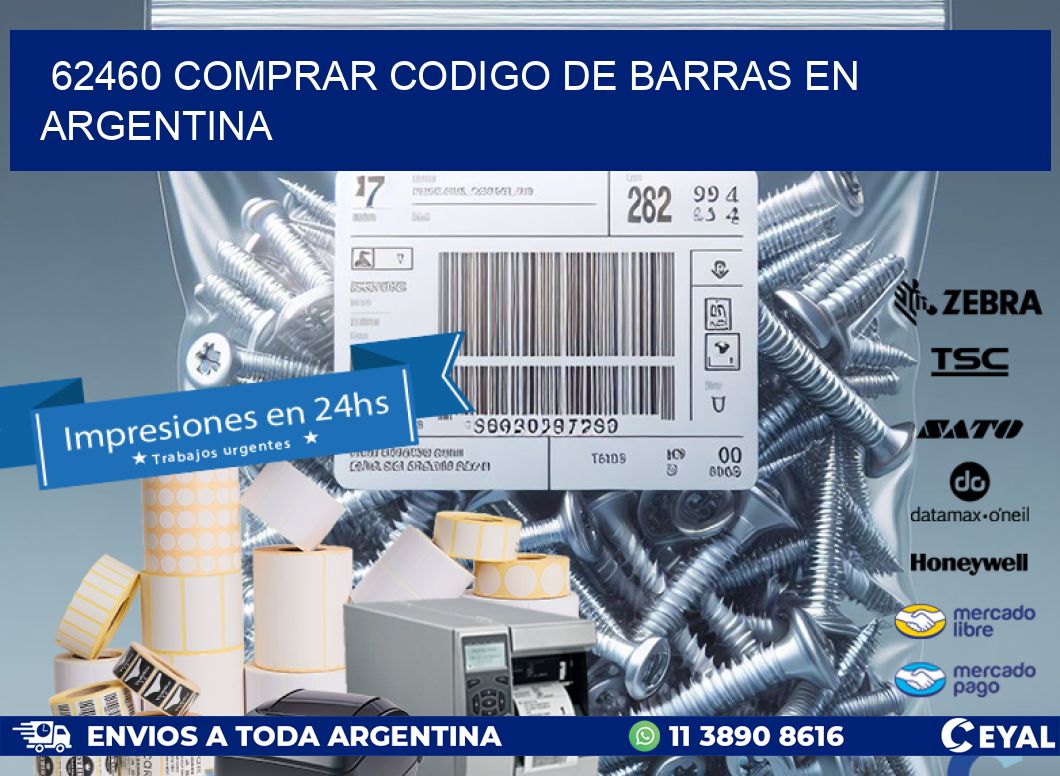 62460 Comprar Codigo de Barras en Argentina