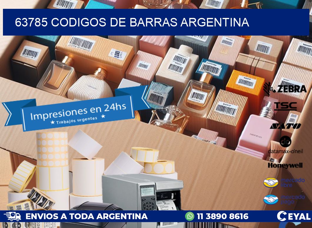 63785 CODIGOS DE BARRAS ARGENTINA