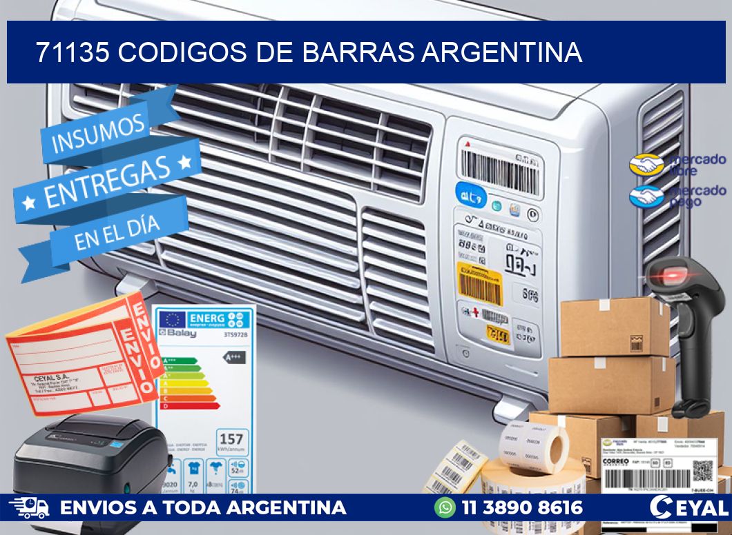 71135 CODIGOS DE BARRAS ARGENTINA