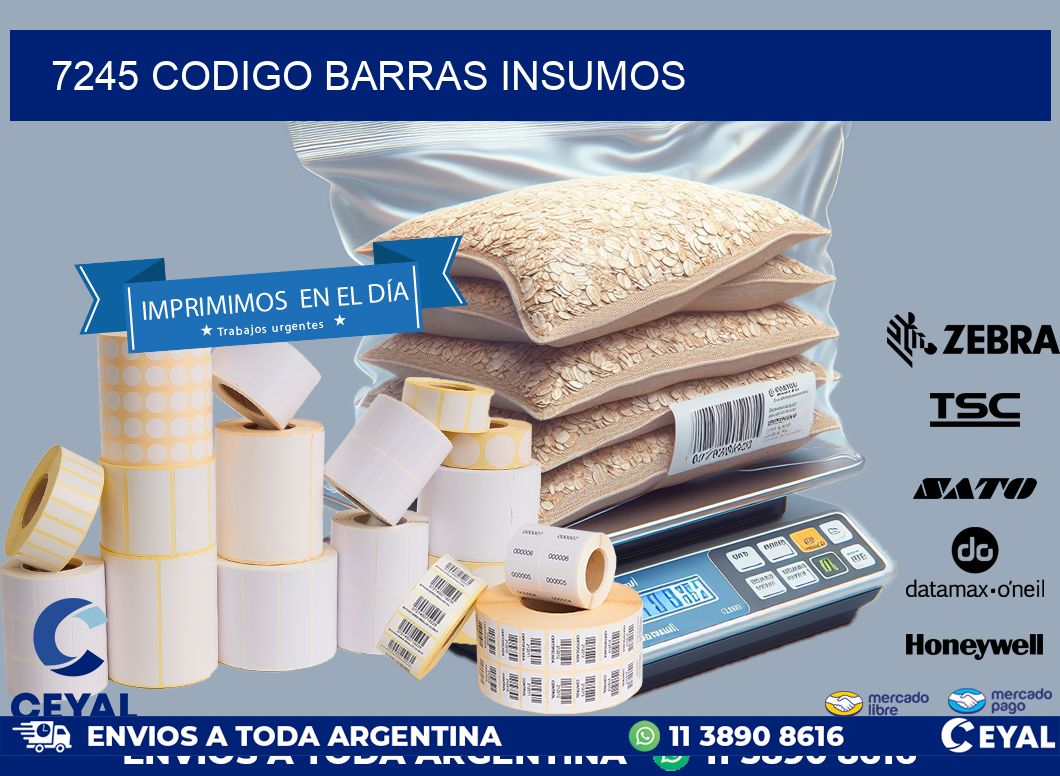 7245 CODIGO BARRAS INSUMOS