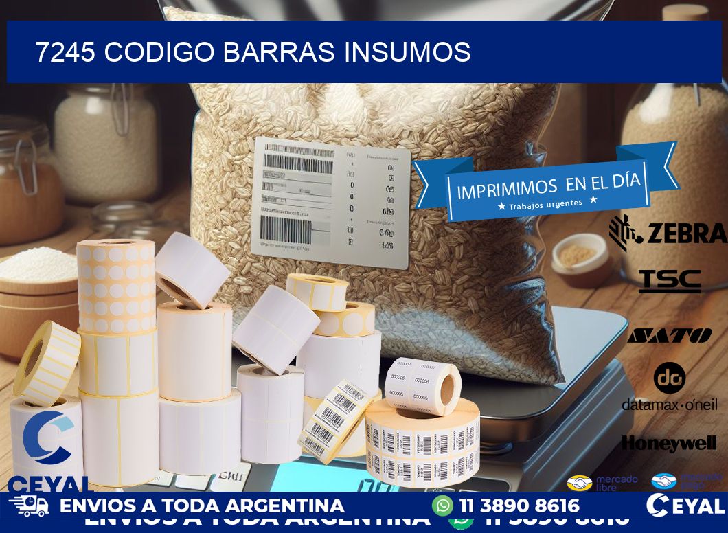 7245 CODIGO BARRAS INSUMOS