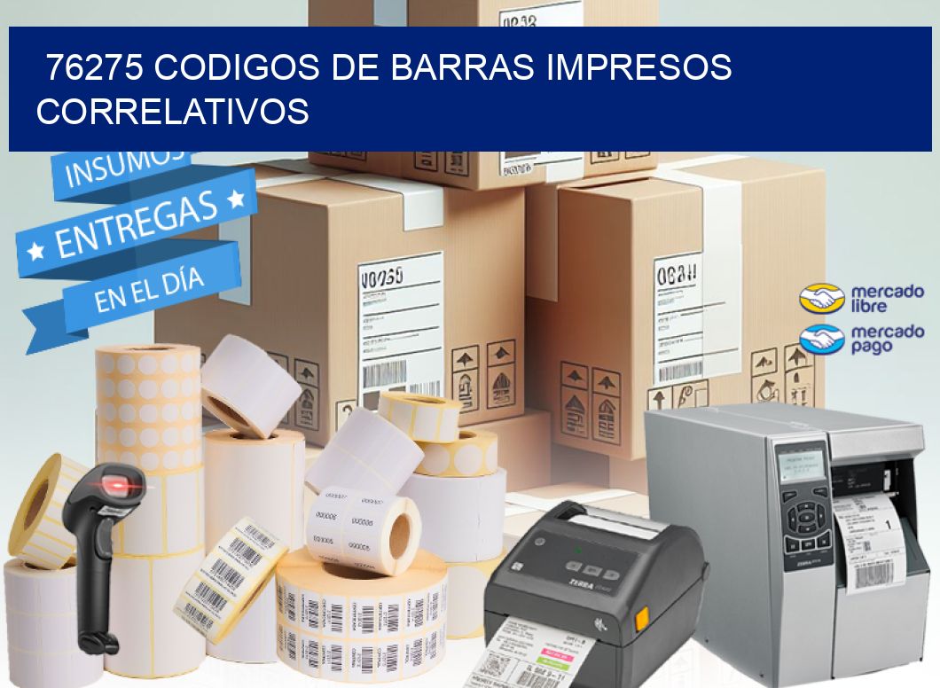 76275 codigos de barras impresos correlativos