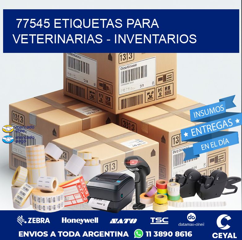 77545 ETIQUETAS PARA VETERINARIAS - INVENTARIOS