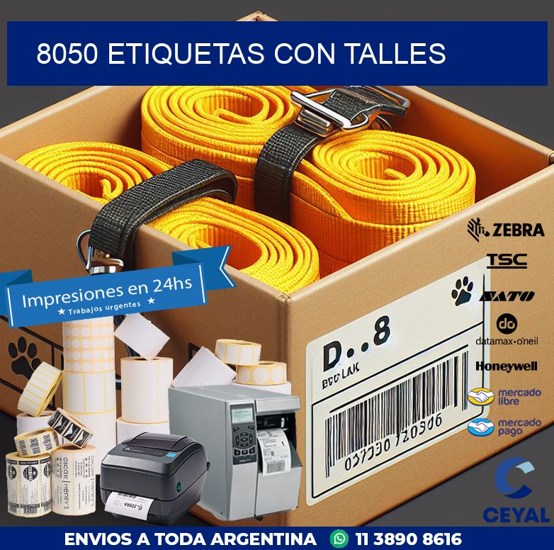 8050 ETIQUETAS CON TALLES