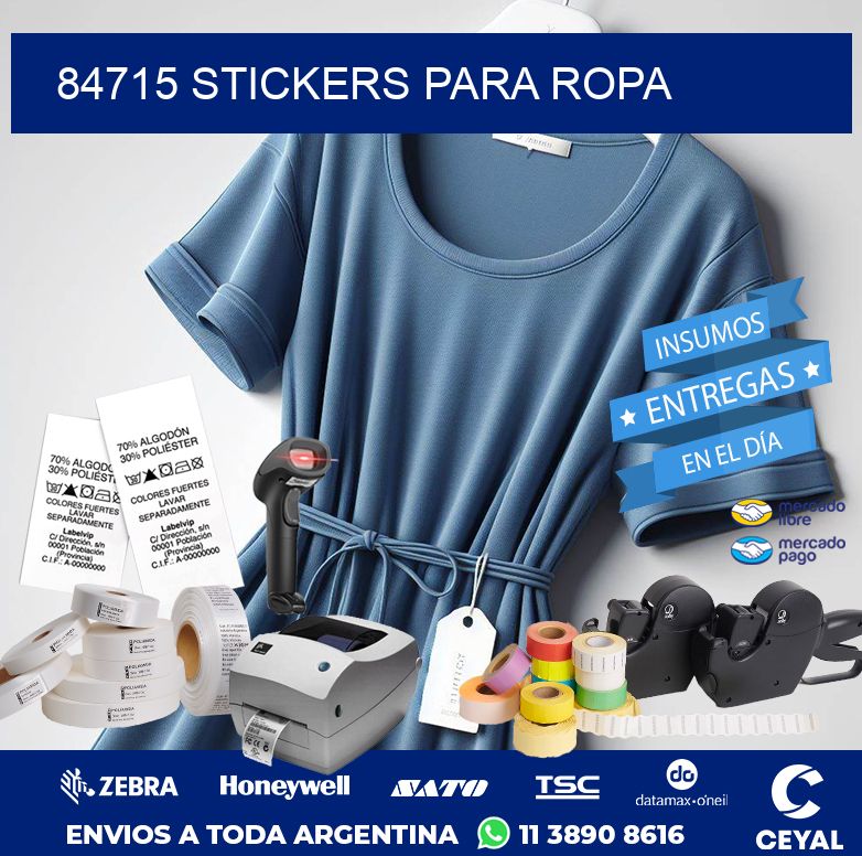 84715 STICKERS PARA ROPA