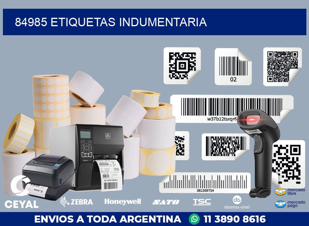 84985 ETIQUETAS INDUMENTARIA