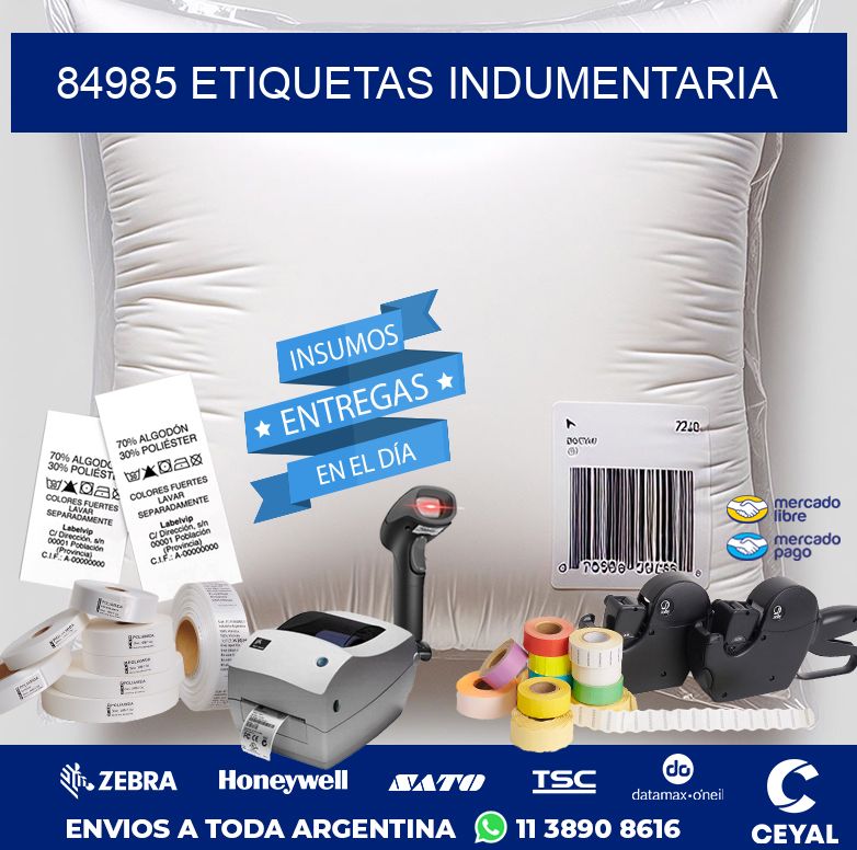 84985 ETIQUETAS INDUMENTARIA