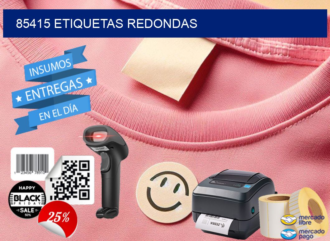 85415 ETIQUETAS REDONDAS