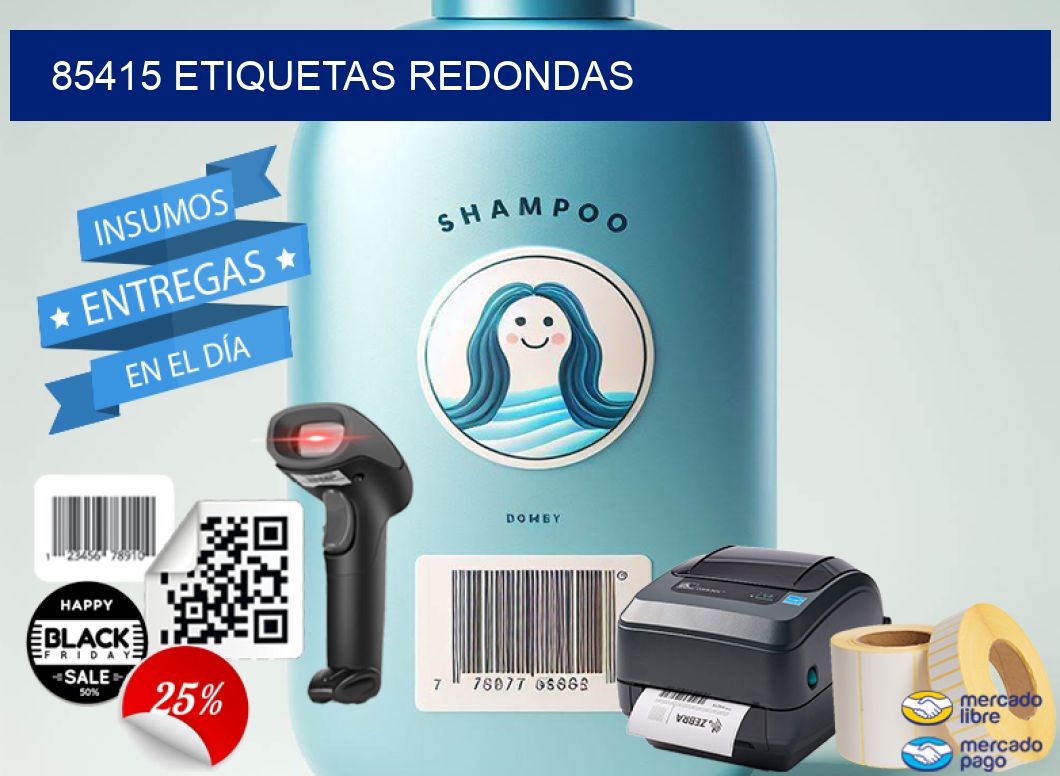 85415 ETIQUETAS REDONDAS