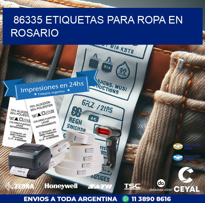 86335 ETIQUETAS PARA ROPA EN ROSARIO