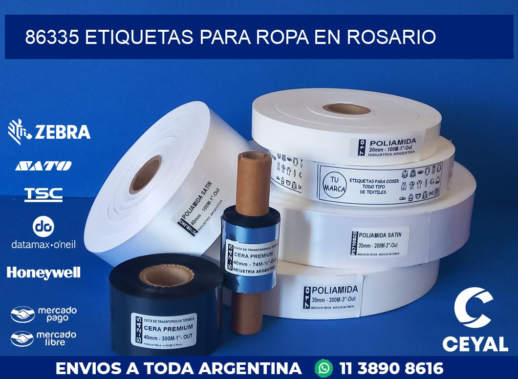 86335 ETIQUETAS PARA ROPA EN ROSARIO