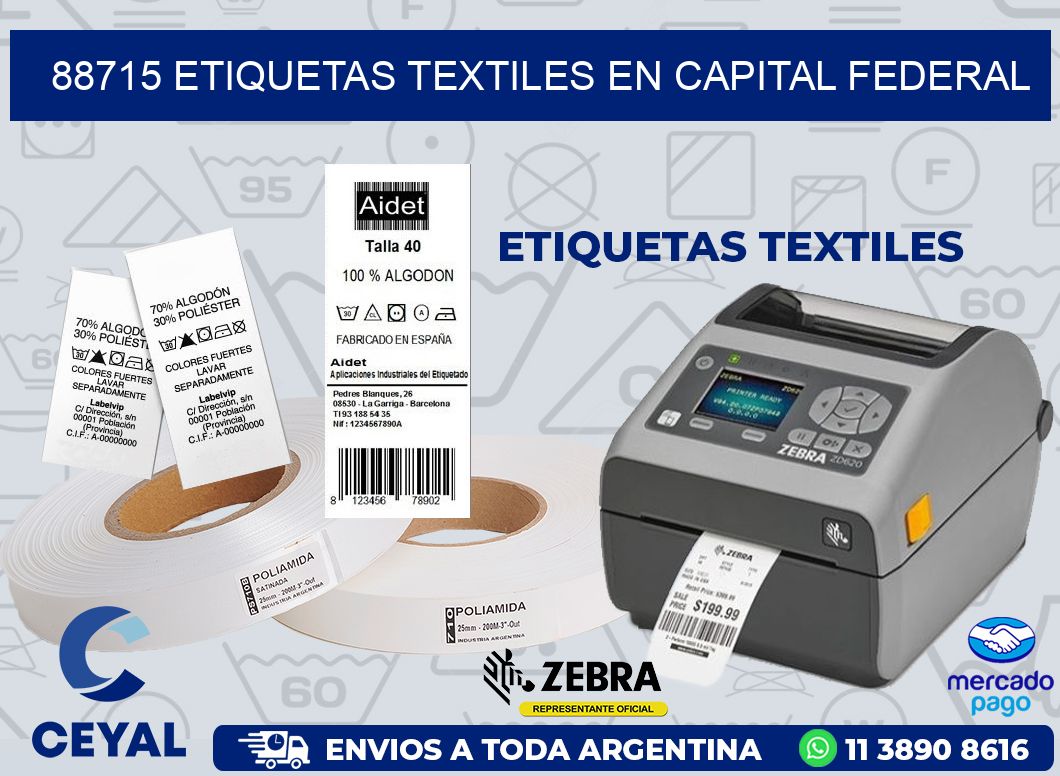 88715 ETIQUETAS TEXTILES EN CAPITAL FEDERAL