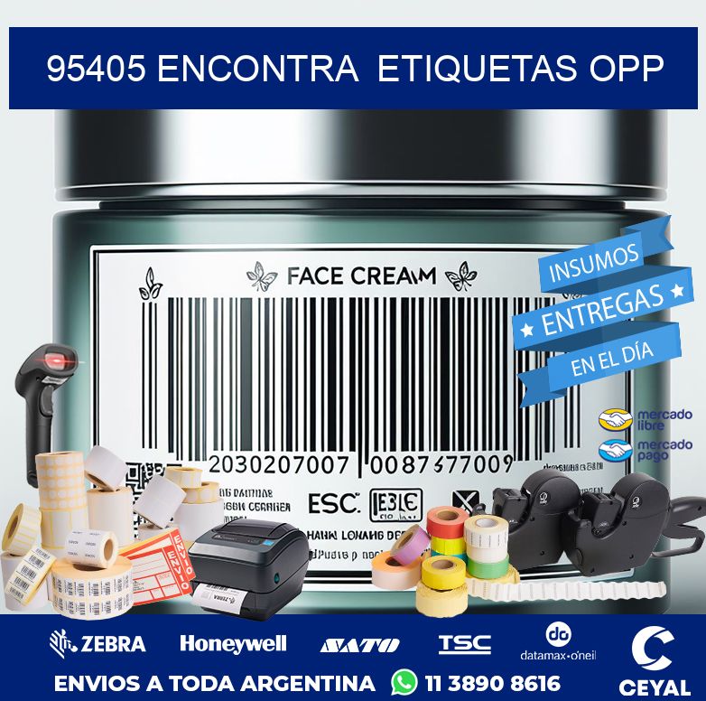 95405 ENCONTRA  ETIQUETAS OPP