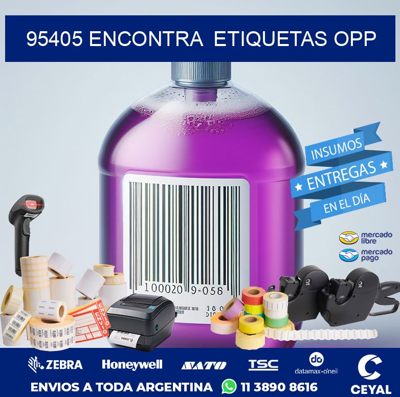 95405 ENCONTRA  ETIQUETAS OPP