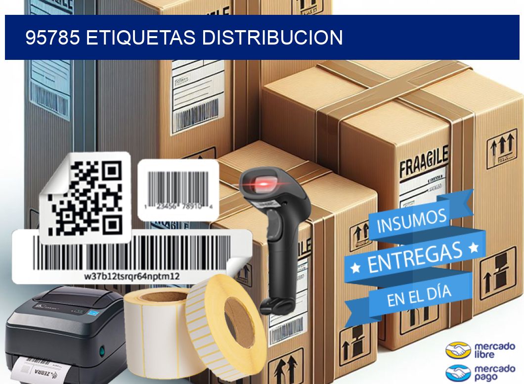 95785 etiquetas distribucion