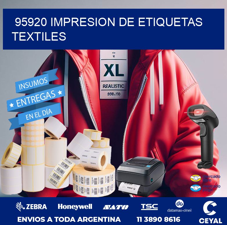 95920 IMPRESION DE ETIQUETAS TEXTILES