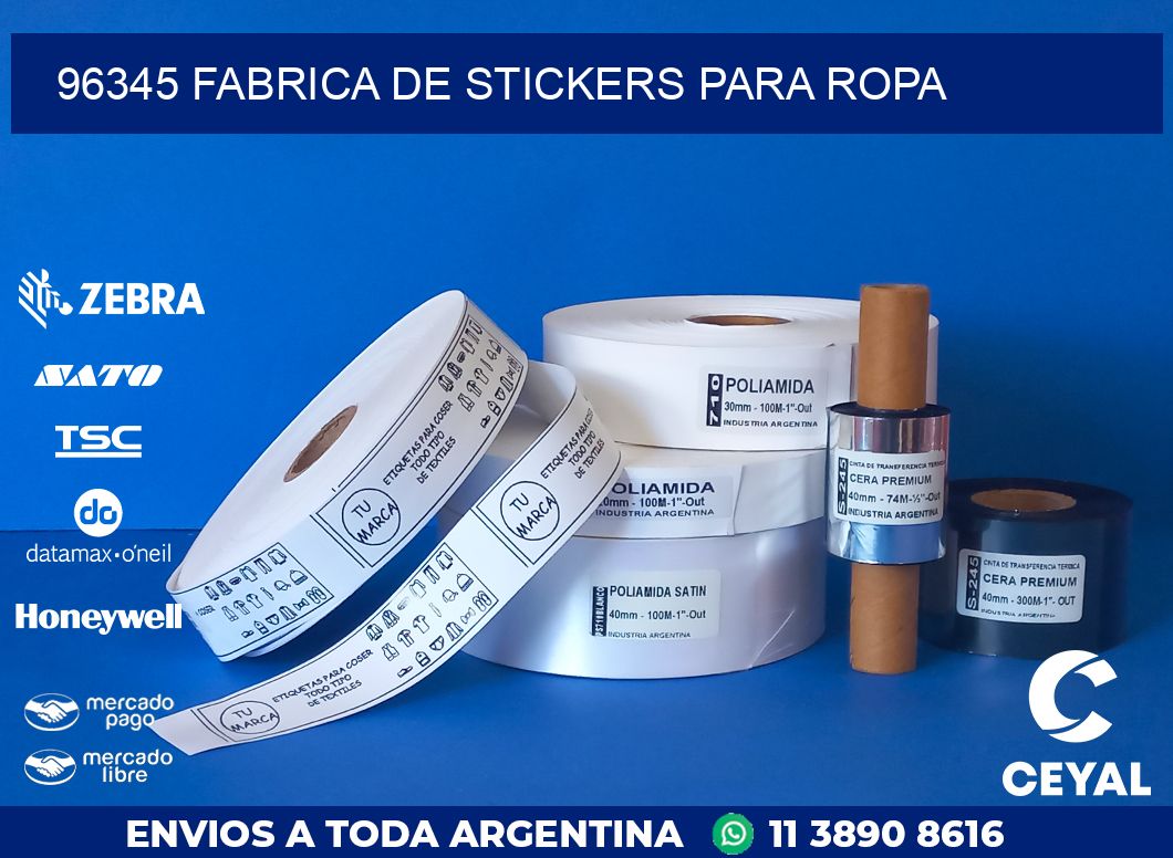 96345 FABRICA DE STICKERS PARA ROPA