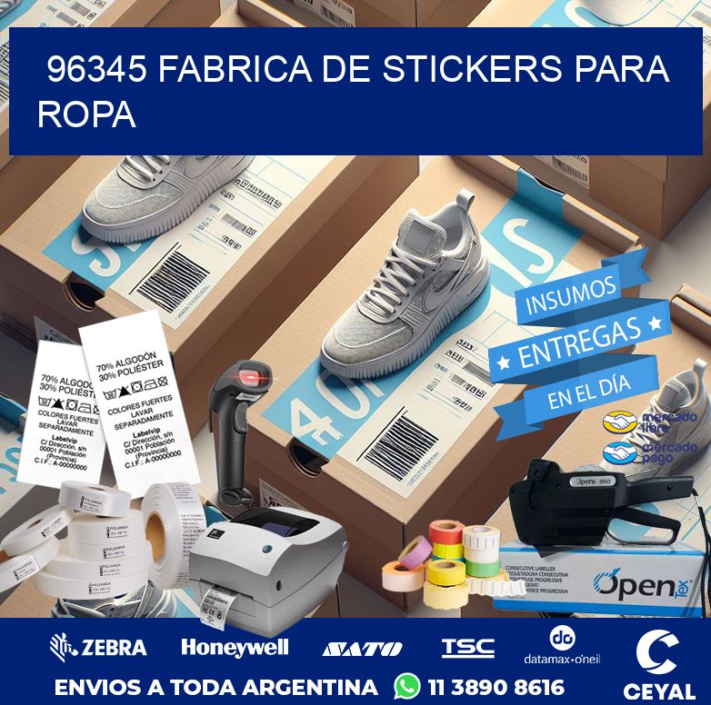96345 FABRICA DE STICKERS PARA ROPA