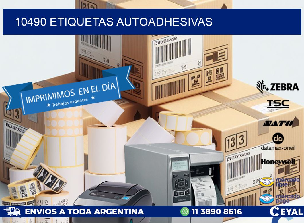 10490 ETIQUETAS AUTOADHESIVAS