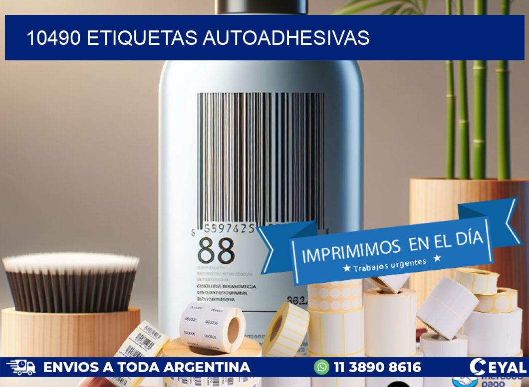 10490 ETIQUETAS AUTOADHESIVAS