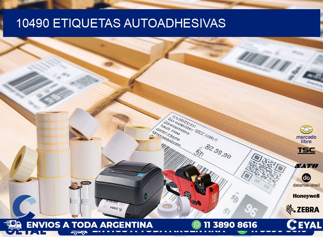 10490 ETIQUETAS AUTOADHESIVAS