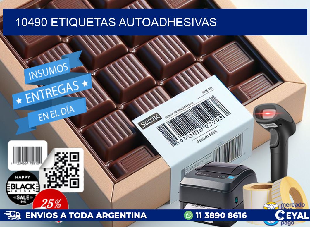 10490 ETIQUETAS AUTOADHESIVAS