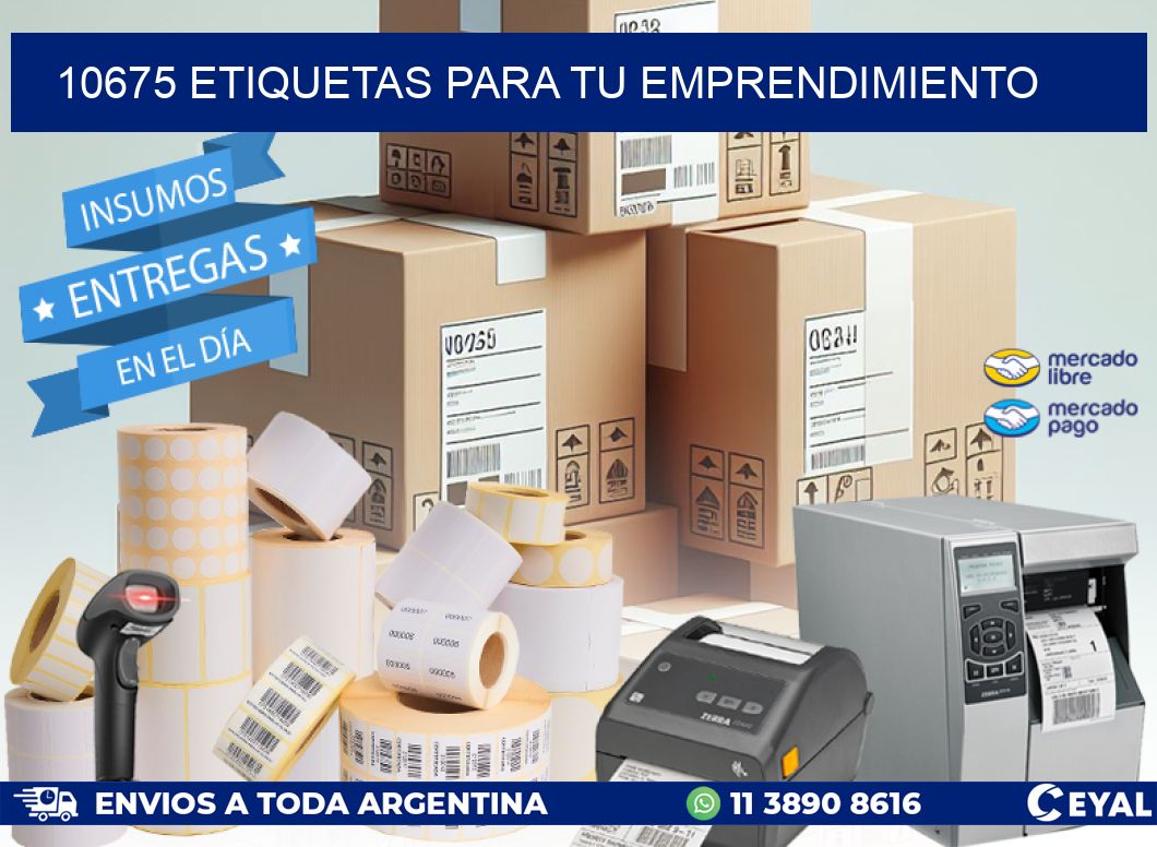 10675 ETIQUETAS PARA TU EMPRENDIMIENTO