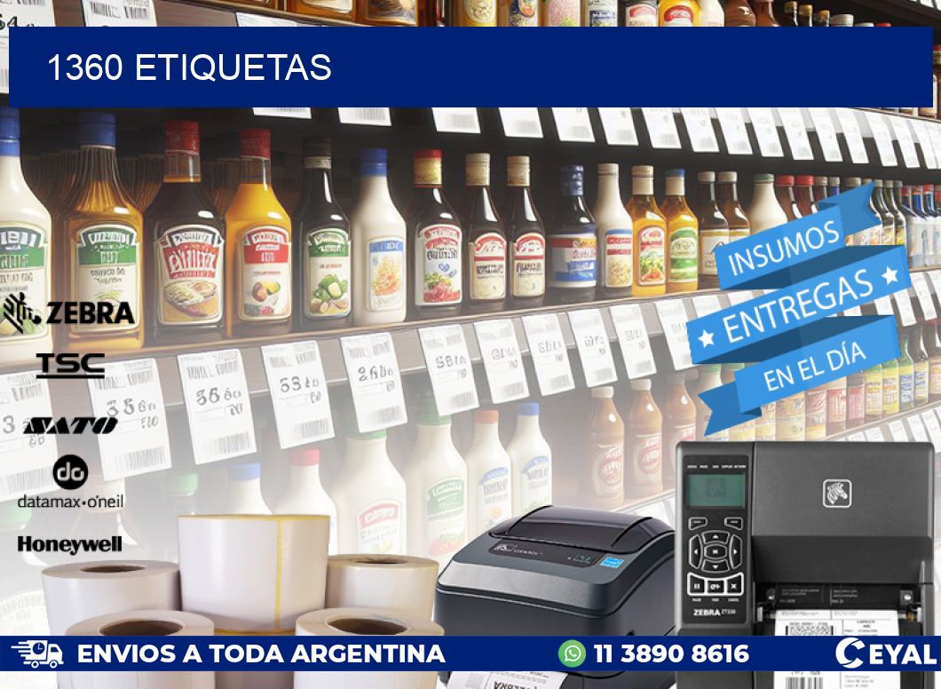 1360 ETIQUETAS