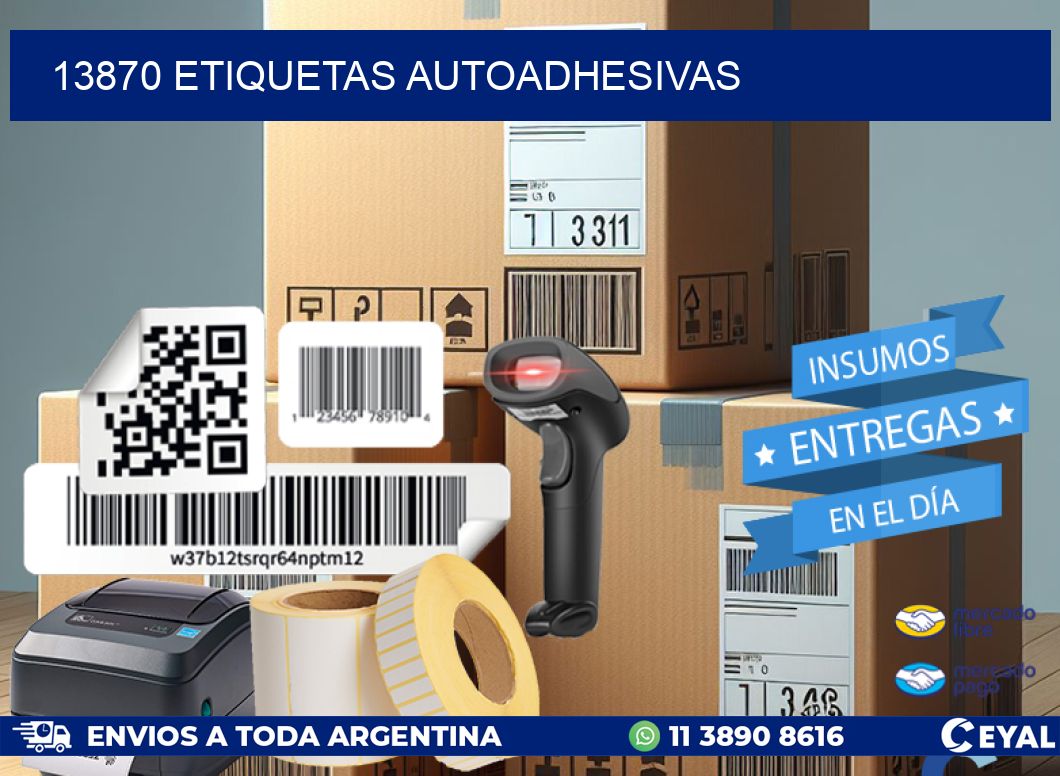 13870 ETIQUETAS AUTOADHESIVAS