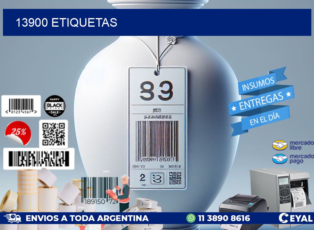 13900 ETIQUETAS
