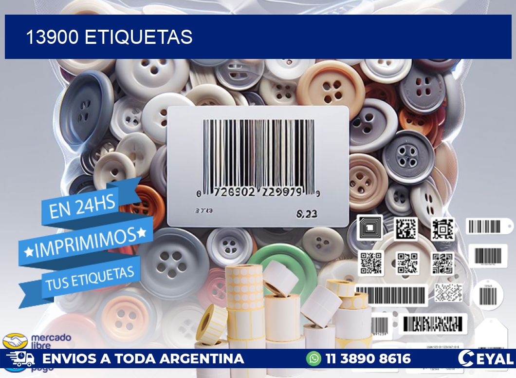 13900 ETIQUETAS